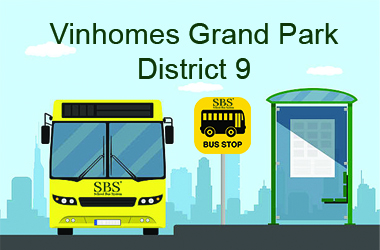 Opening Bus Stop Station At Vinhome Grand Park District 9